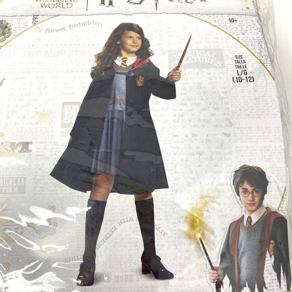Harry Potter Hermione Granger Halloween Costume Dress with Attached Robe Various - Picture 4 of 9